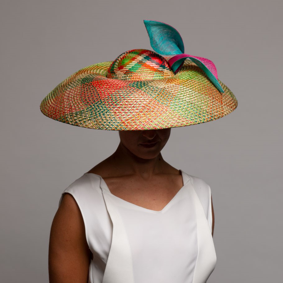 Buntal Straw Dior Style Shade Hat